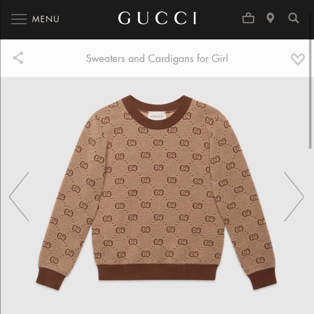 Boys/women’s size small Gucci Sweater
